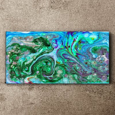 Ocean waves of colors Canvas print