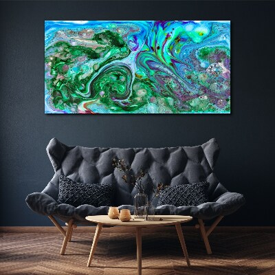 Ocean waves of colors Canvas print