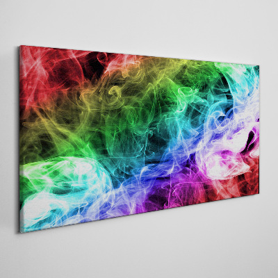 Colorful Smoke Swirl Canvas print