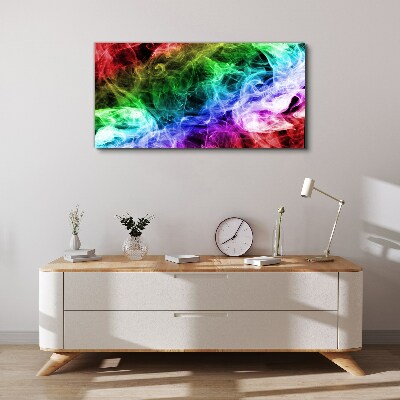 Colorful Smoke Swirl Canvas print