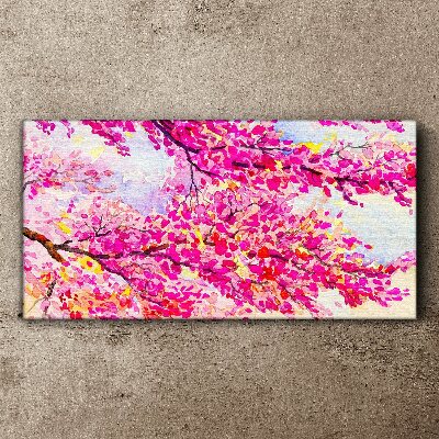 Flower explosions in pink Canvas print