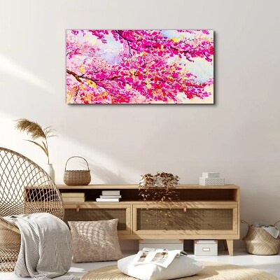 Flower explosions in pink Canvas print