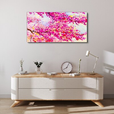 Flower explosions in pink Canvas print