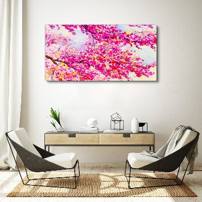 Flower explosions in pink Canvas print