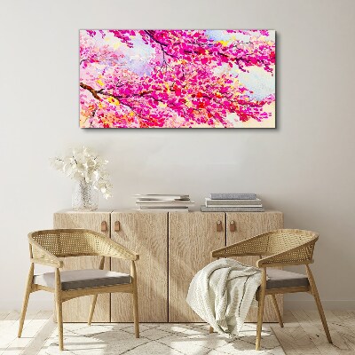 Flower explosions in pink Canvas print