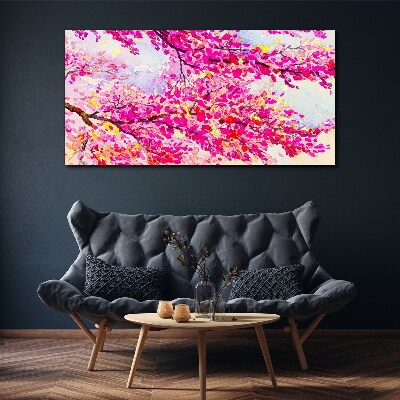 Flower explosions in pink Canvas print