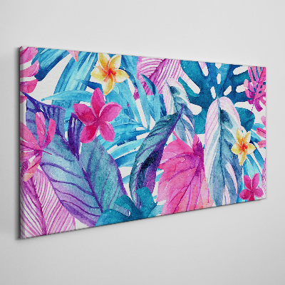 Monstera leaf picture Canvas print