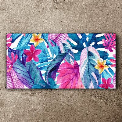 Tropical Mosaic of Colors Canvas print
