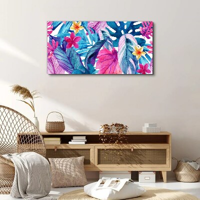 Tropical Mosaic of Colors Canvas print