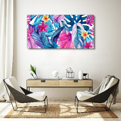 Tropical Mosaic of Colors Canvas print