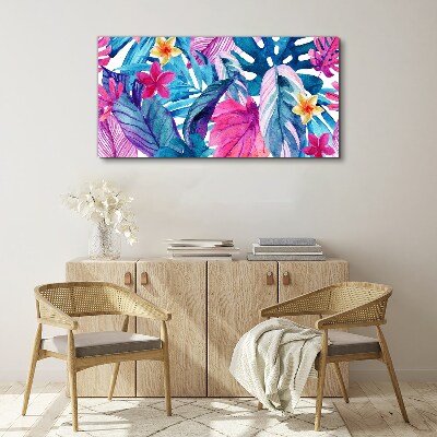 Tropical Mosaic of Colors Canvas print