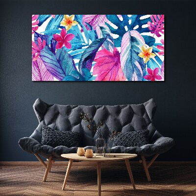 Tropical Mosaic of Colors Canvas print
