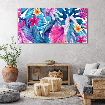 Tropical Mosaic of Colors Canvas print