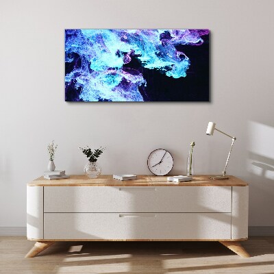 Waves of Colored Energy Canvas print