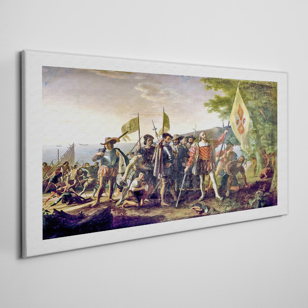 Conquest of the New World Canvas print