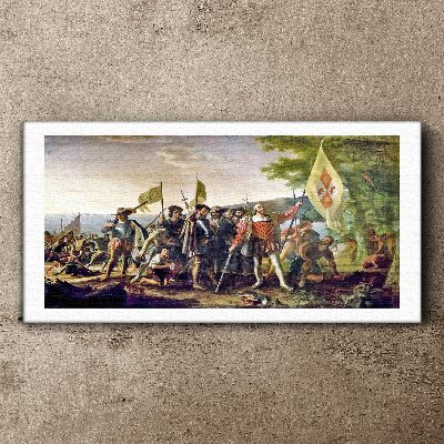 Conquest of the New World Canvas print