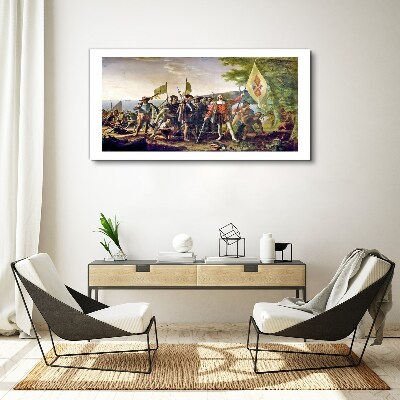 Conquest of the New World Canvas print