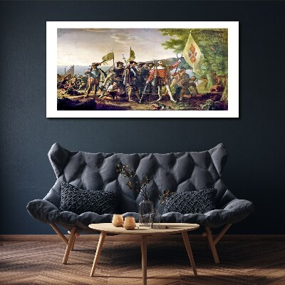 Conquest of the New World Canvas print