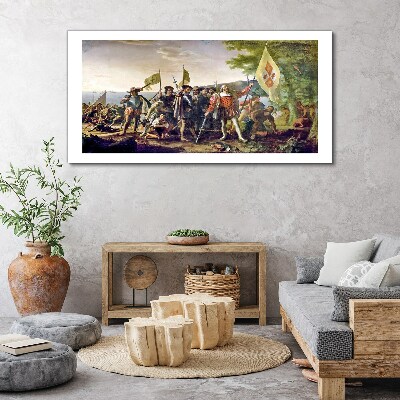 Conquest of the New World Canvas print