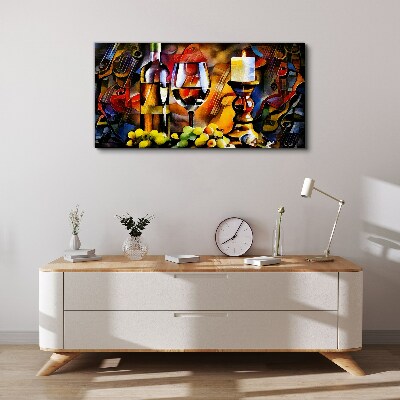 Alcohol greaps Canvas print