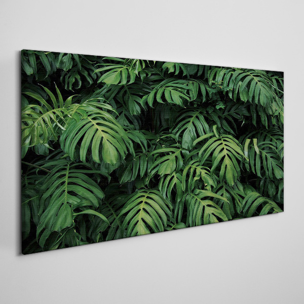 Green jungle Canvas print