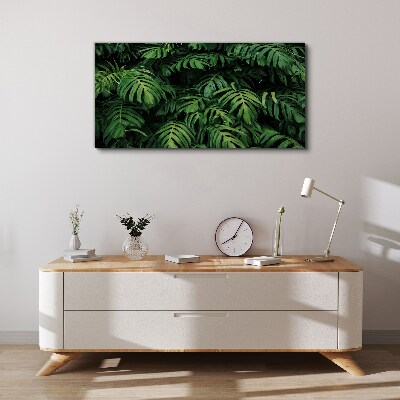 Green jungle Canvas print