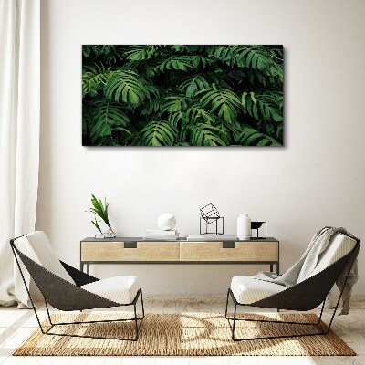Green jungle Canvas print