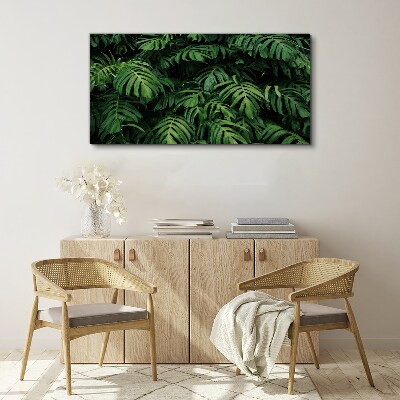 Green jungle Canvas print