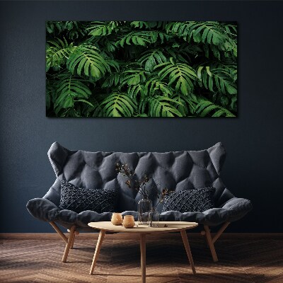 Green jungle Canvas print
