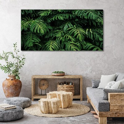 Green jungle Canvas print