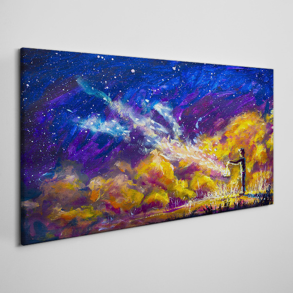 A cosmic vision of creativity Canvas print