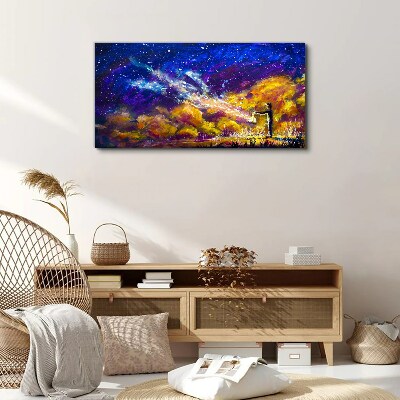 A cosmic vision of creativity Canvas print