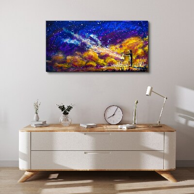 A cosmic vision of creativity Canvas print