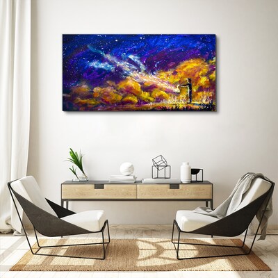 A cosmic vision of creativity Canvas print