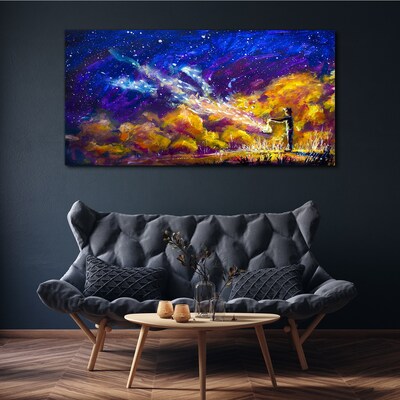 A cosmic vision of creativity Canvas print
