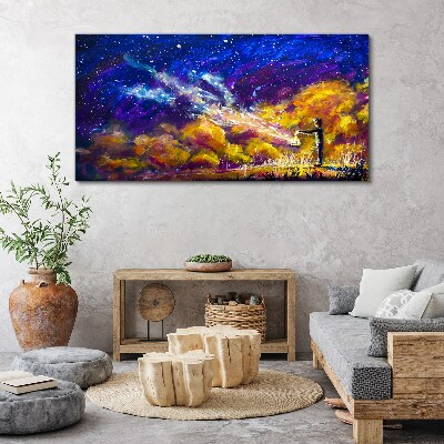 A cosmic vision of creativity Canvas print