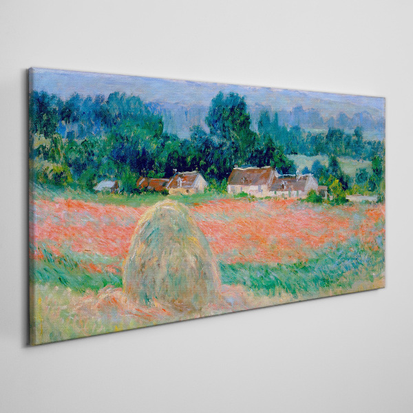 Haystack at Giverny Claude Monet Canvas print