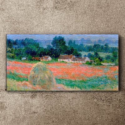 Haystack at Giverny Claude Monet Canvas print