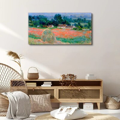 Haystack at Giverny Claude Monet Canvas print