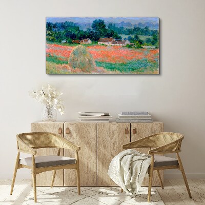 Haystack at Giverny Claude Monet Canvas print