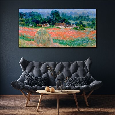Haystack at Giverny Claude Monet Canvas print