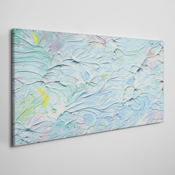 Pastel waves of emotions Canvas print