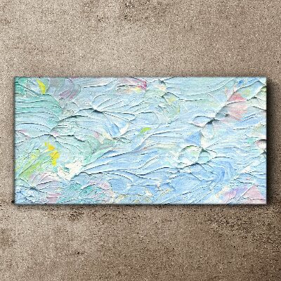 Pastel waves of emotions Canvas print