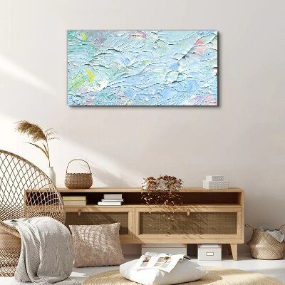 Pastel waves of emotions Canvas print