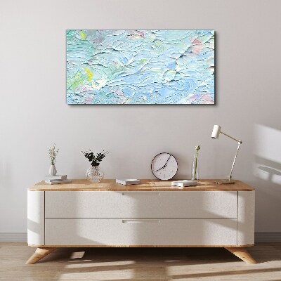 Pastel waves of emotions Canvas print