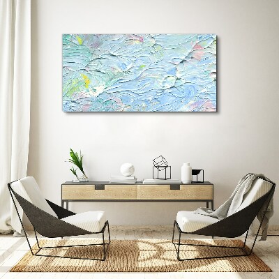 Pastel waves of emotions Canvas print