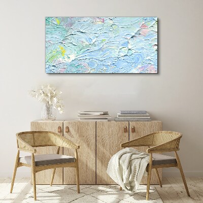 Pastel waves of emotions Canvas print