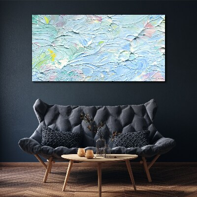 Pastel waves of emotions Canvas print