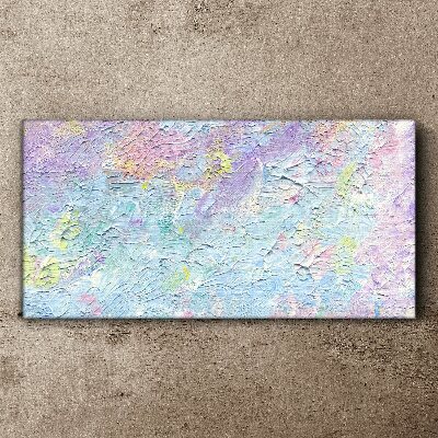 Pastel landscape of emotions Canvas print