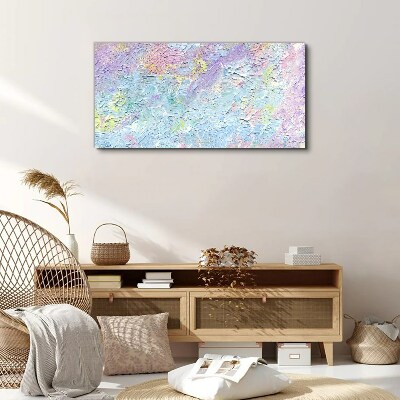 Pastel landscape of emotions Canvas print